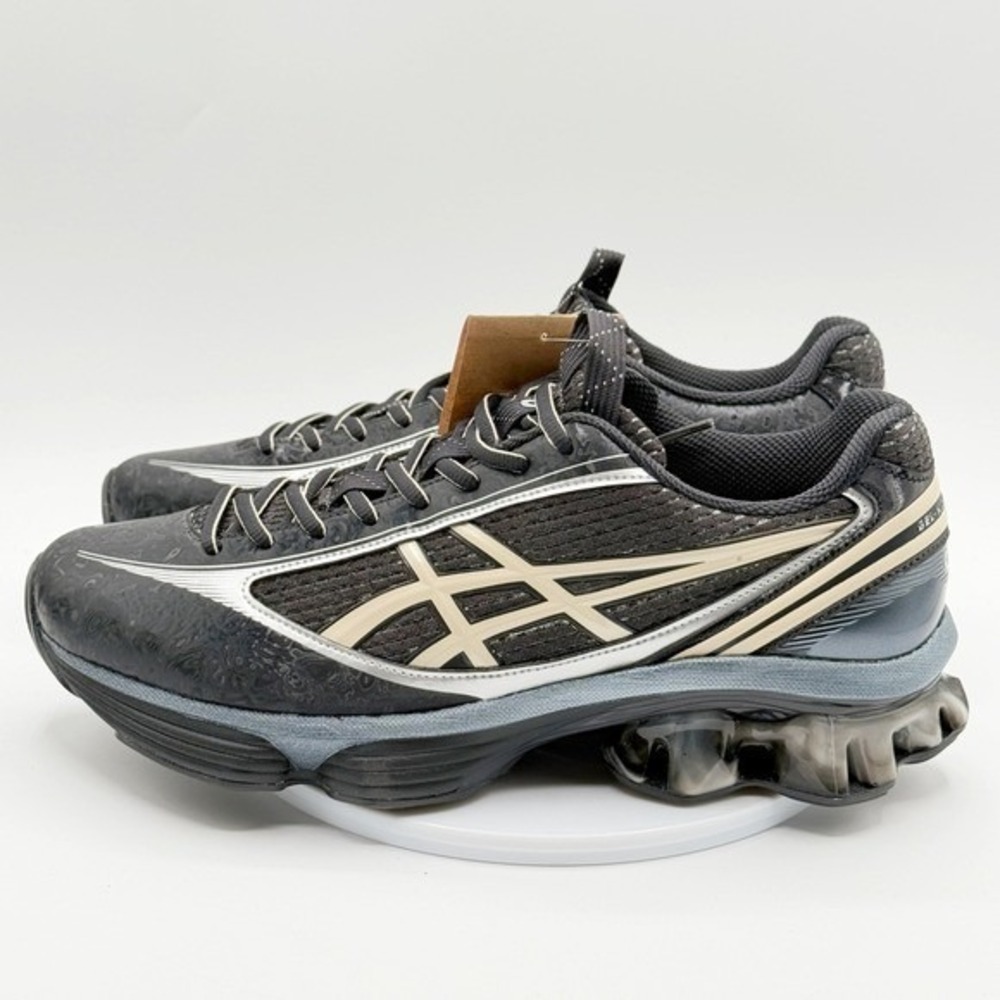 Asics Gel Kinetic Influence Size‎ 8 Mens Black Vanilla 1203A748-001 NEW